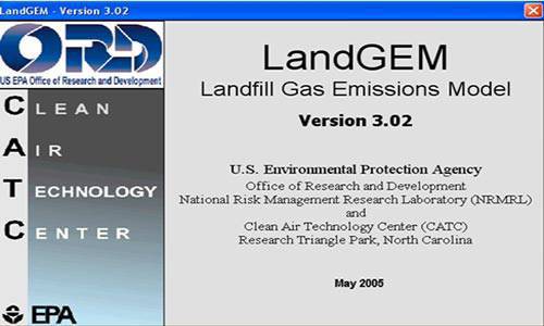 نرم افزار Landgem جهت محاسبه گازهای حاصل ازلندفیل